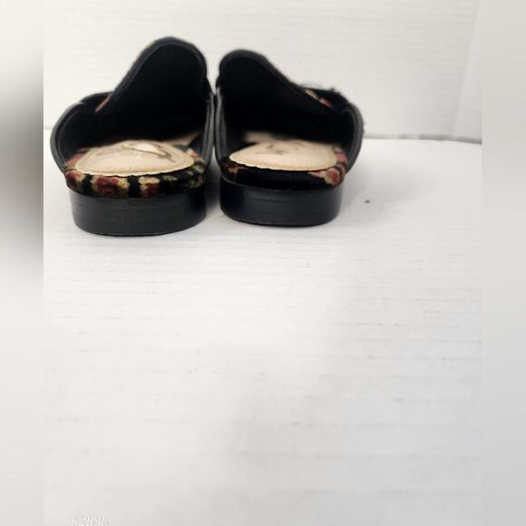 Sam Edelman Black Paris Patchwork Mule Loafers Womens 5.5 Pre-owned - Picture 11 of 11